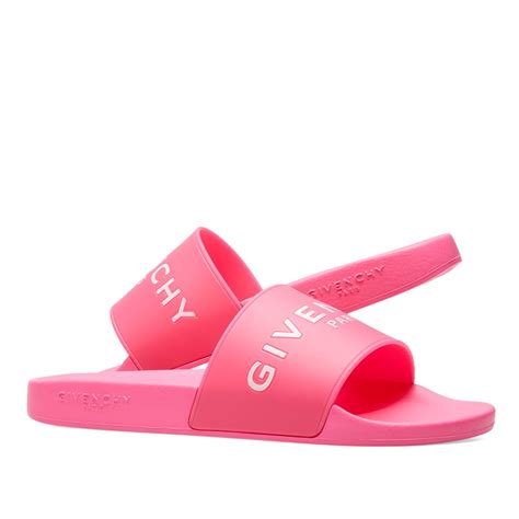 neon pink givenchy slides|givenchy slides sale.